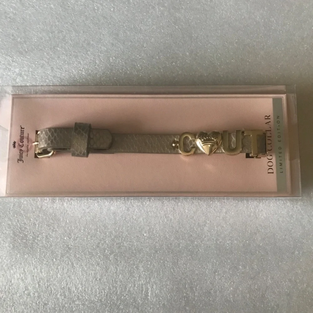 Juicy Couture Dog Collar Limited Edition 9/16” Wide for necks 10”-13.5”